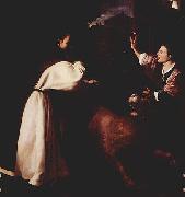 Francisco de Zurbaran Versuchung des Fra Diego de Orgaz oil